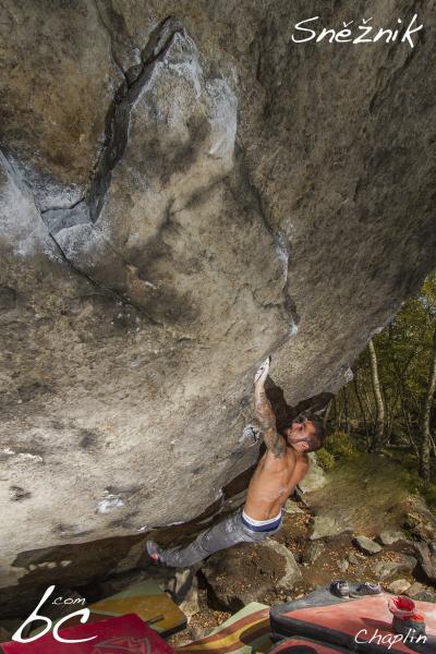 Aaron working on "Chaplin"